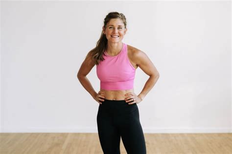 10 Minute Barre Core Workout Video Nourish Move Love