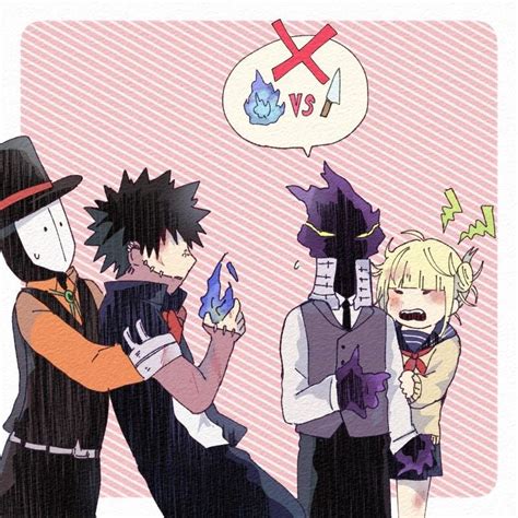 Toga Himiko Mha Dabi Shigaraki My Hero Academia Bnha League Of Villains