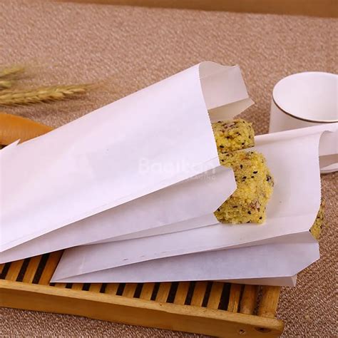 Grease Proof Wax Paper Bags For Sandwich And Snack Bagitan Packaging