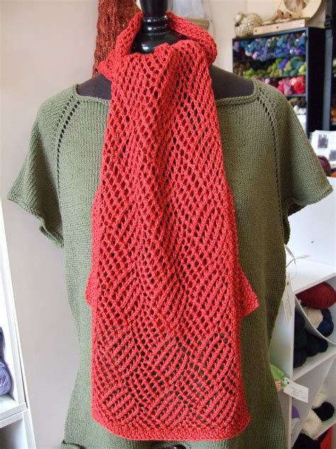 Reversible Knit Scarf Pattern