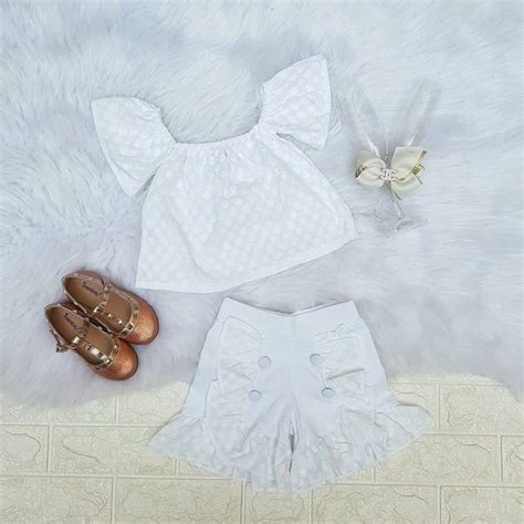 Conjunto Branco Laise Coisas De Dondoquinha