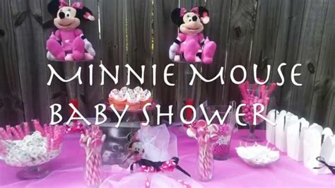 Minnie Mouse Themed Baby Shower Youtube