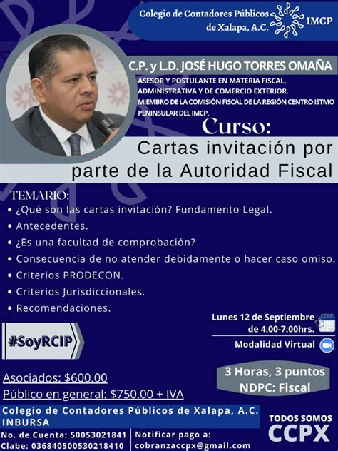 Cartas Invitaci N Por Parte De La Autoridad Fiscal Colegio De