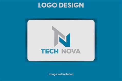 Premium Vector Tech Nova Letter Logo