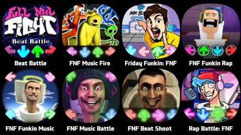 Fnf Rainbow Friends Beat Battle Fnf Music Fire Raptime Battle