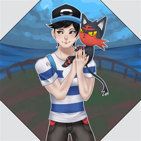 Pokemon Sun And Moon Trainer Male By Louisalem On Deviantart