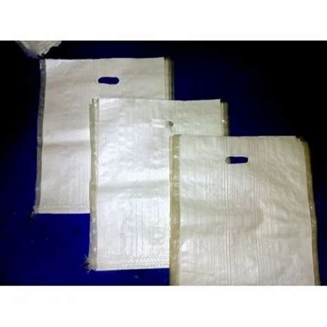 D Cut Color White Pp Non Woven Bags Capacity 5 Kg At Rs 4 Piece In