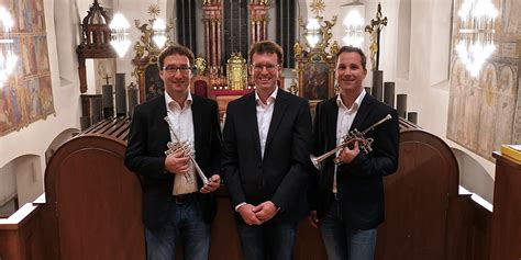 Konzert für zwei Trompeten und Orgel mit dem Trio Toccata Berneck