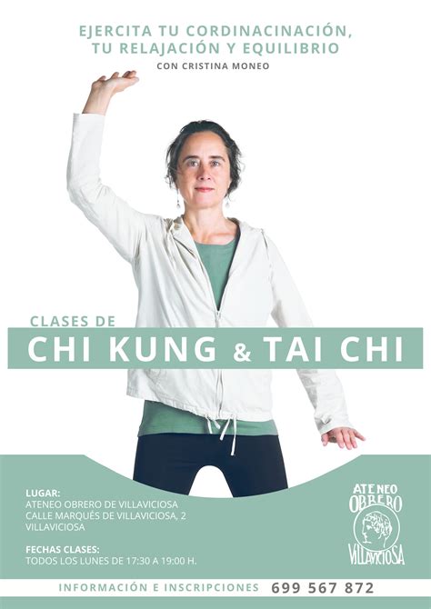 Cartel Clases Taichi Chi Kung Web Ateneo Obrero De Villaviciosa