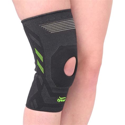 Tynor Knee Cap Air Open Patella Black And Green 1 Unit Fitmax