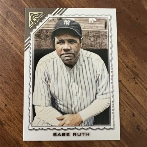 2022 Topps Gallery 152 Babe Ruth New York Yankees HOF EBay