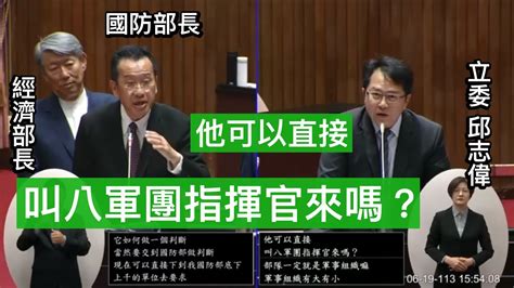 民進黨 邱志偉 質詢 詢問 行政院長卓榮泰 覆議案 立院職權行使法 刑法藐視國會罪章 部隊 智財權 全院委員會 院會 20240619 【立法院演哪齣？】 Youtube