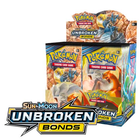 Sun & Moon—Unbroken Bonds Booster Box | Factory Sealed | GilbertGames