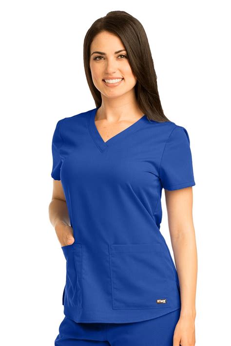 Greys Anatomy 2 Pocket V Neck Scrub Tops Scrubser