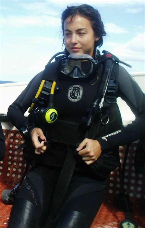 Pin Van J J Op Scuba Diving Women Duiken Duiker