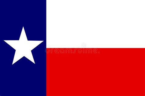 Texas Flag - The Lone Star State Stock Illustration - Illustration of texas, illustrated: 1270070