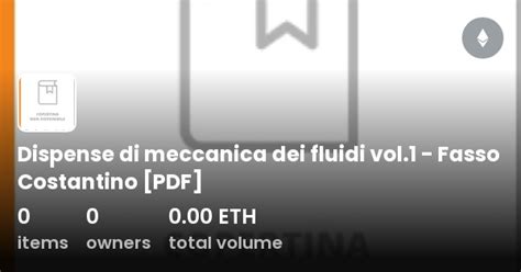 Dispense Di Meccanica Dei Fluidi Vol Fasso Costantino Pdf