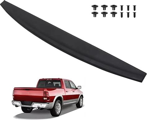 Tailgate Spoiler Molding Cap Compatible With 2009 2018 Do Dge Ram 1500 2500 3500