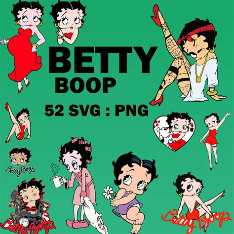 Betty Boop Svg Bundle Betty Boop Layered Svg American Girl Svg Easy