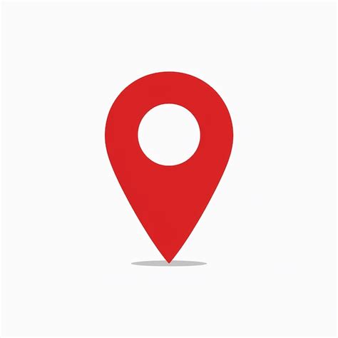 Premium Vector Red Location Pin Icon For Maps And Navigation