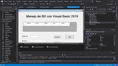 Base De Datos Con Visual Basic Parte Youtube