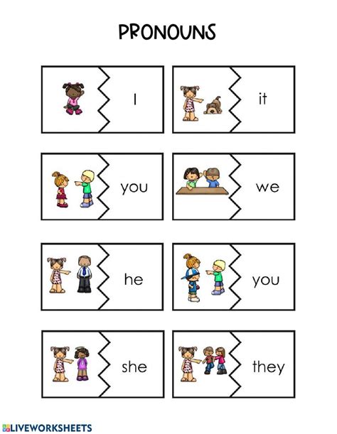 Personal Pronouns Activities Worksheets Pronouns Personal Pr