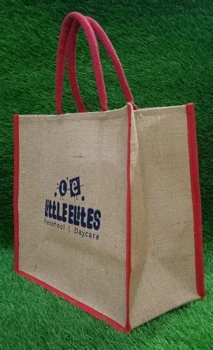 Jute Bags 14x16x8 Inch HxWxD At Rs 90 Piece Printed Jute Bag In New