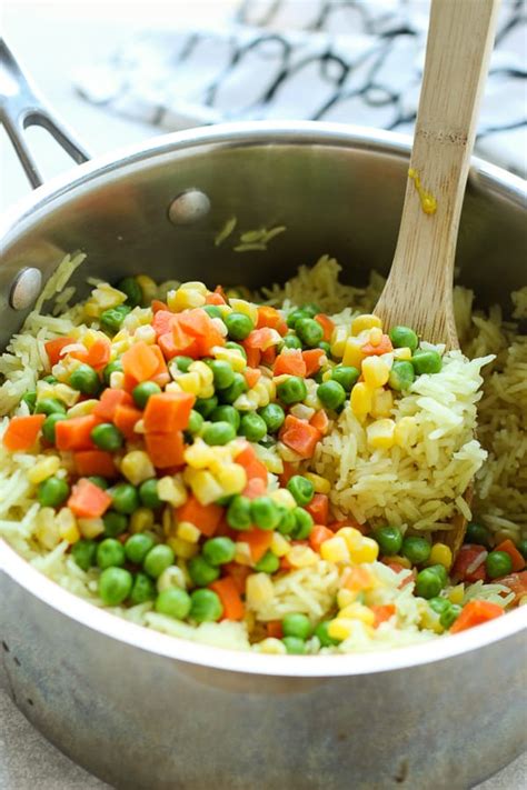 Easy Mixed Vegetable Rice - Joyous Apron