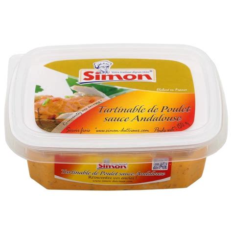 Poulet Sauce Andalouse G Tartinable De Poulet Simon Dutriaux