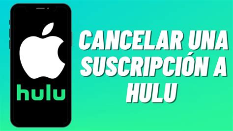 C Mo Cancelar Una Suscripci N A Hulu En Iphone Youtube