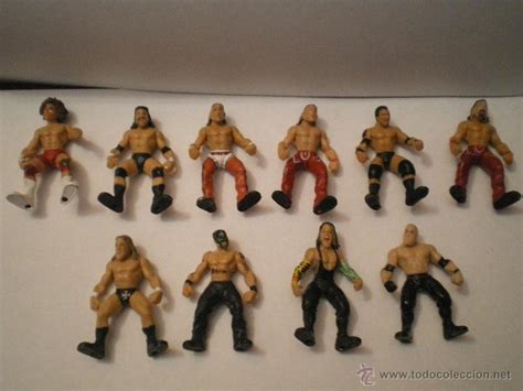 Lote De 10 Figuras De Lucha Libre Wwe 2006 Comprar Figuras Y Muñecos Pressing Catch En