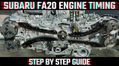 SUBARU FA20 TURBO ENGINE TIMING STEP BY STEP PROCEDURE YouTube