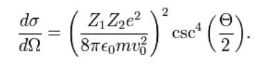 Why I hate physics: Rutherford Scattering