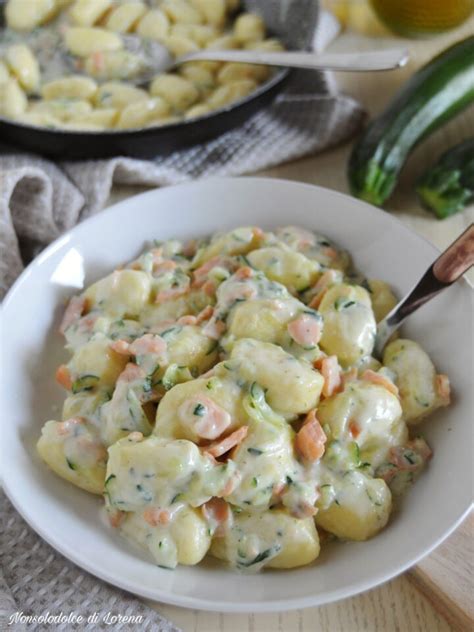 Gnocchi Cremosi Al Salmone E Zucchine