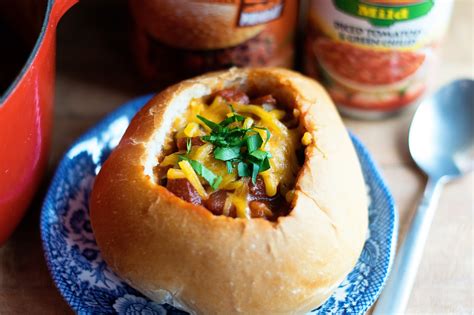 Easy Vegetable Chili Recipe With Homemade Bread Bowls The Kitchen Wife