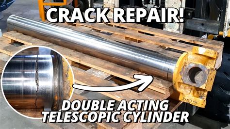 Cracked Telescopic Cylinder Weld Repair | Machining & Welding - Win Big Sports