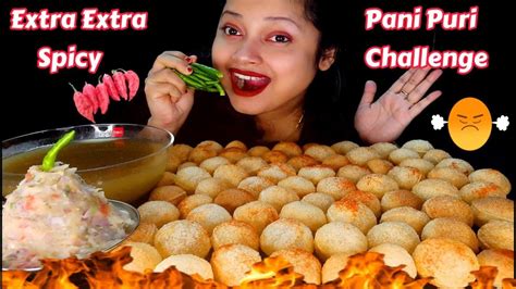 Spicy Panipuri Challenge🔥🥵 Panipuri Eating Challenge Indian Street