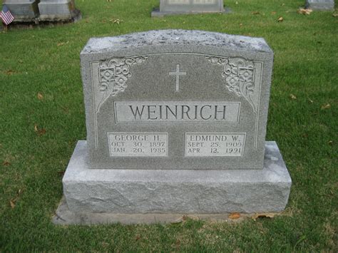 Edmund W Weinrich 1909 1991 Homenaje De Find A Grave