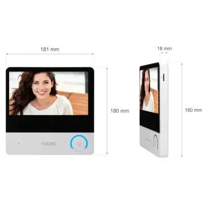 Wideodomofon Virone Vdp Domofon Full Hd Menu Pl Czytnik Rfid