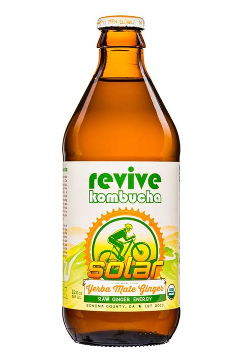 Solar Yerba Mate Brew Revive Kombucha BevNET Product Review