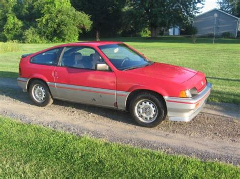 Buy used 1984 Honda CRX civic coupe 2 door 1300 5 spd manual 140361 ...