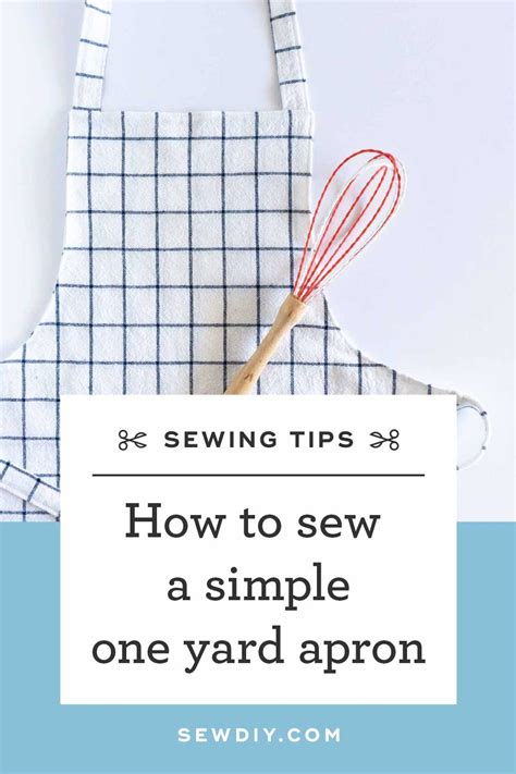 How to sew a nearly zero-waste apron - Video Tutorial — Sew DIY