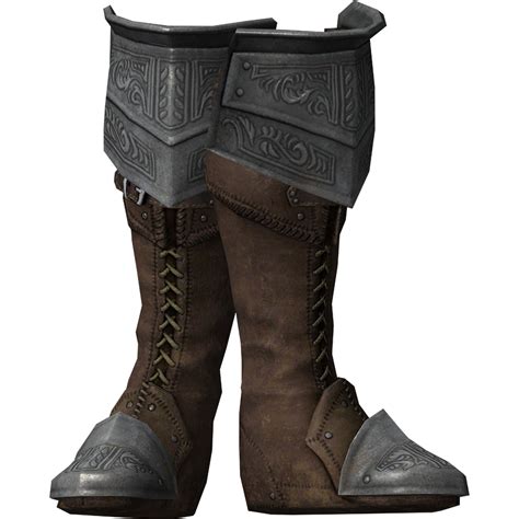 File SR Icon Armor Steel Spell Knight Boots Png The Unofficial Elder