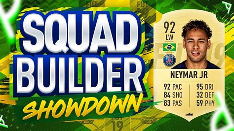 Fifa Squad Builder Showdown Neymar Youtube