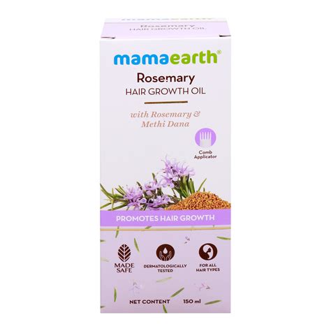 Mamaearth Hair Growth Oil With Rosemary And Methi Dana 150 Ml Online At