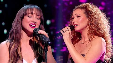 Duet Loren Allred Sydnie Christmas Singing Together Over The