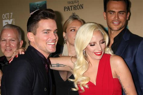 Los Angeles Oct 3 Matt Bomer Lady Gaga At The American Horror Story Hotel Premiere