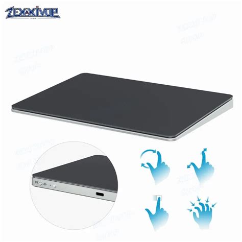 Zexxivop Bluetooth Touchpad Black Multifunk N Gesta Trackpad Dob Jec