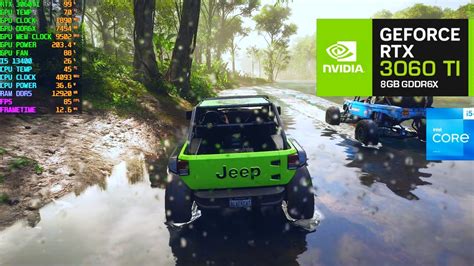 Forza Horizon 5 Rtx 3060ti 8gb Ddr6x 1080p Extreme Graphics Rtx On Dlss Quality Youtube