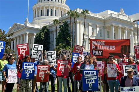 California Climate And Health Groups Urge Legislators To Pass Polluter Pays Bills Inside